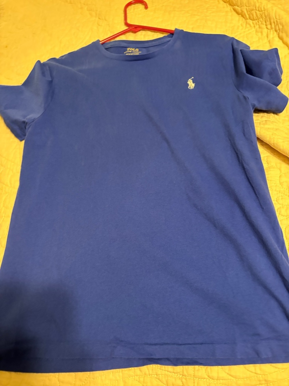 Polo by Ralph Lauren Men's Short Sleeve Crew Tee in Blue with White Pony